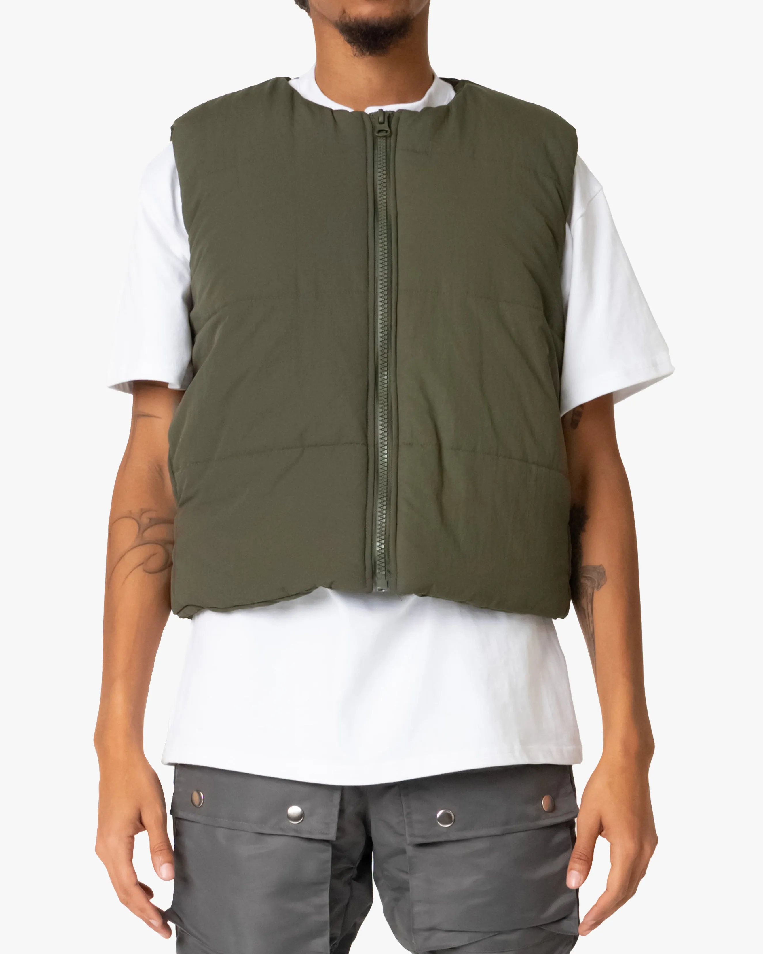 EPTM Shadow Puffer Vest - Olive