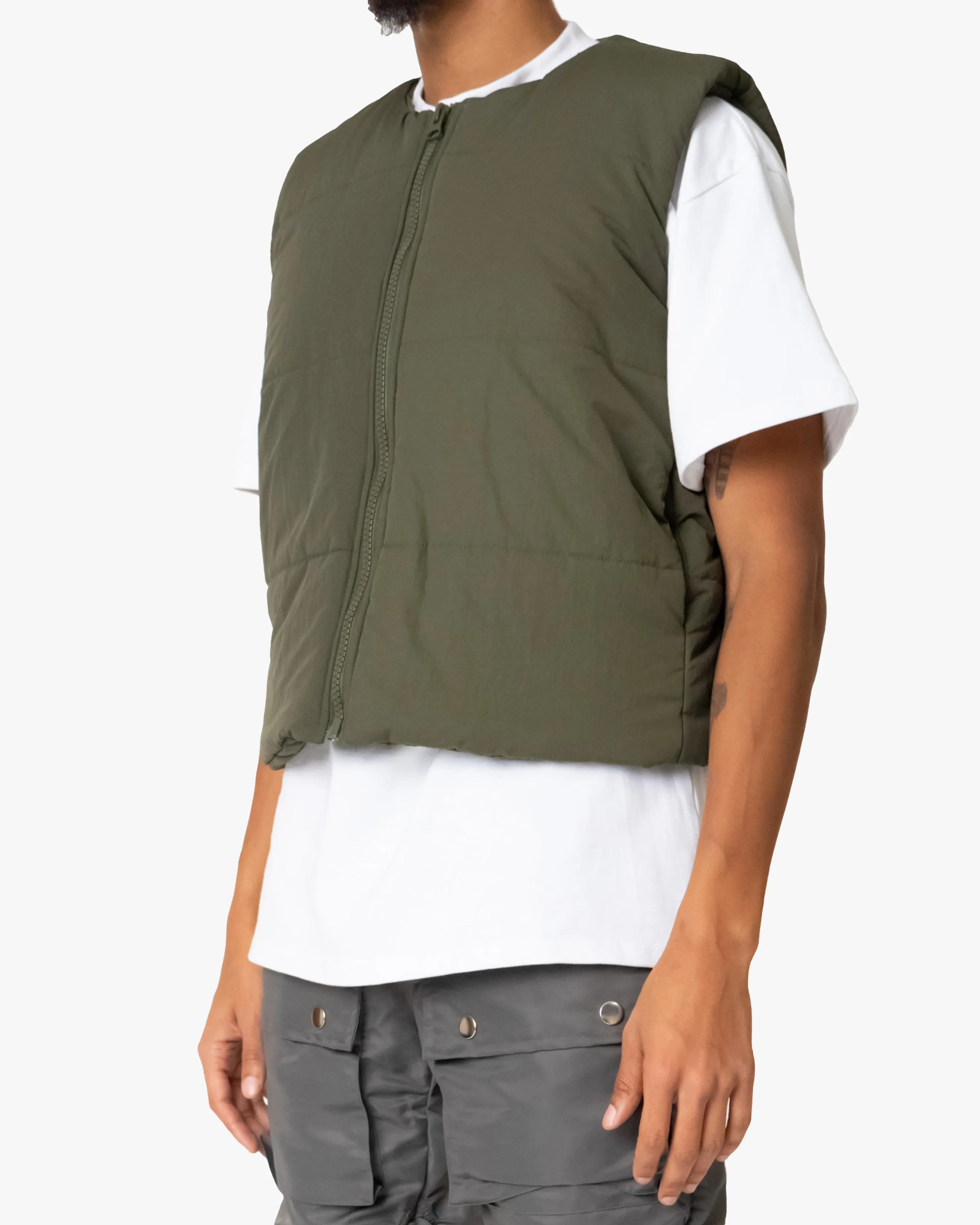 EPTM Shadow Puffer Vest - Olive