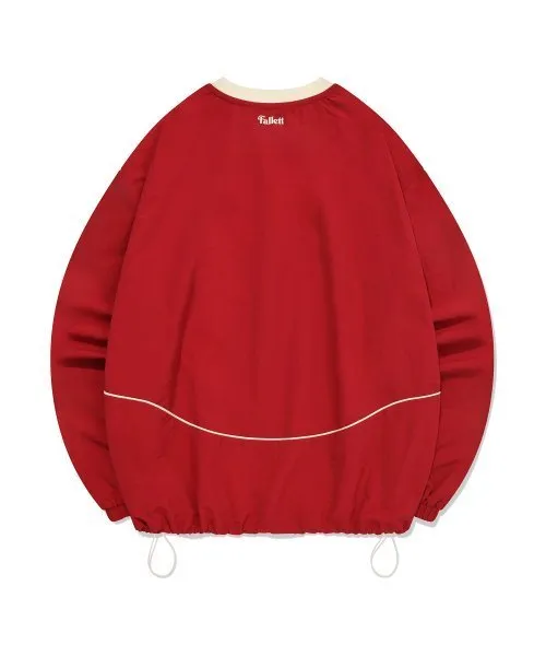 Fallett  |Unisex Nylon Street Style Plain Oversized Sweatshirts