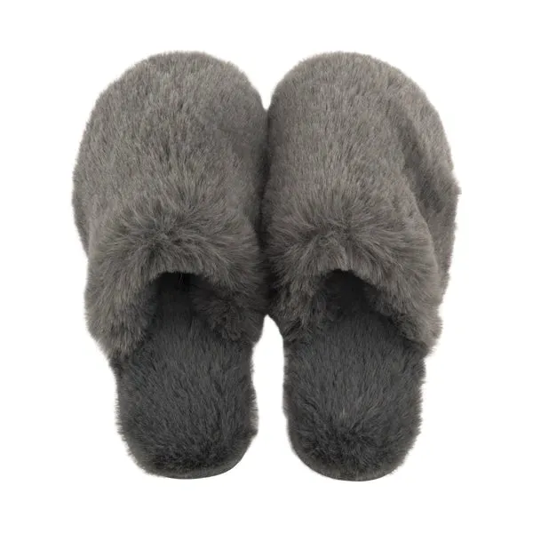 Faux Fur Slide - Luxurious Sliders for Women