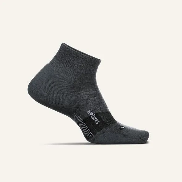 Feetures Elite Merino 10 Cushion Quarter Running Sock - Best Running Sock Option