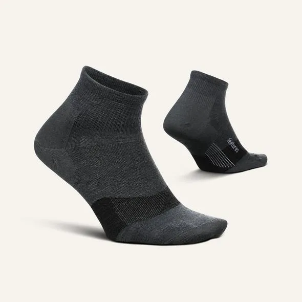 Feetures Elite Merino 10 Cushion Quarter Running Sock - Best Running Sock Option