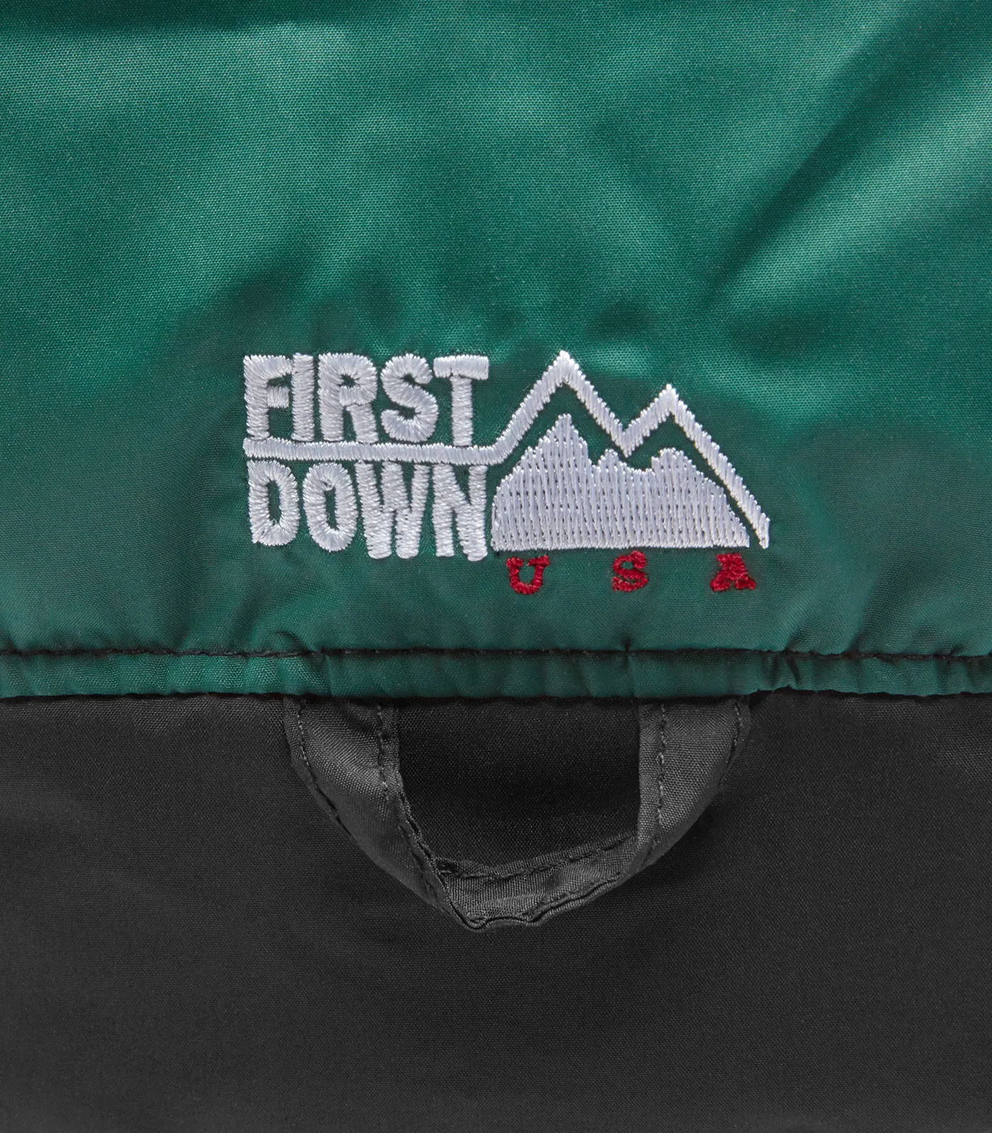 First Down Green Bubble Down Cap by Billionaire Boys Club.