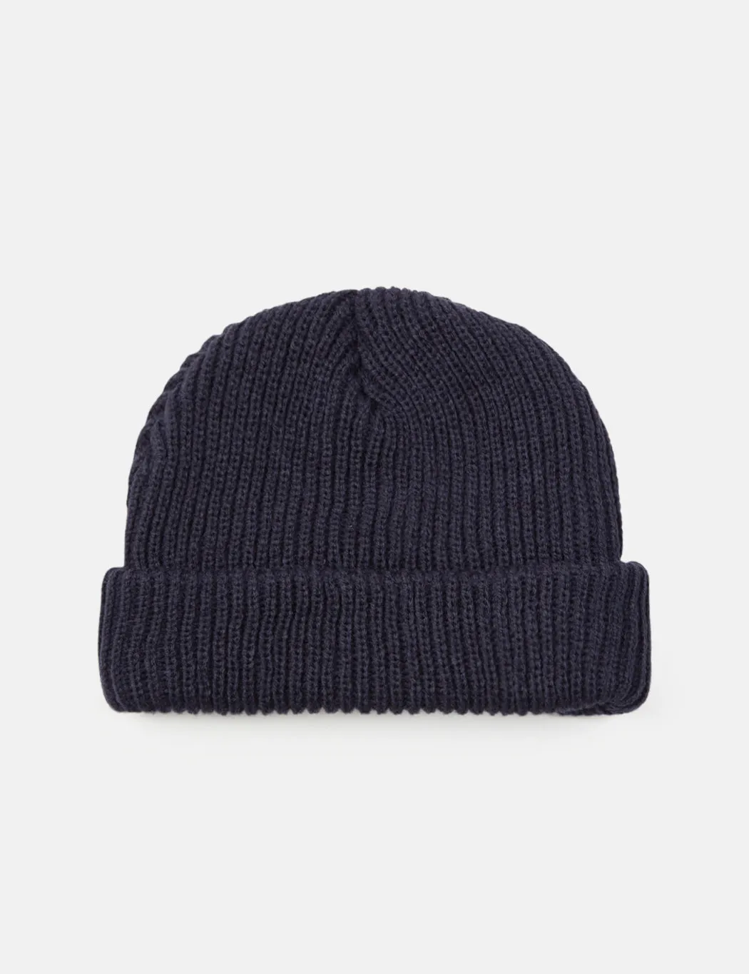 Fisherman Rib Beanie Hat, Navy Blue - Shop Now!