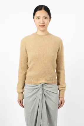 Fitted Knit Sweater Natural