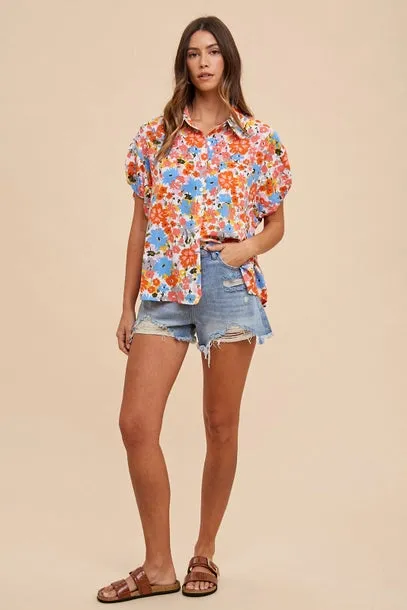 Floral Print Blouse