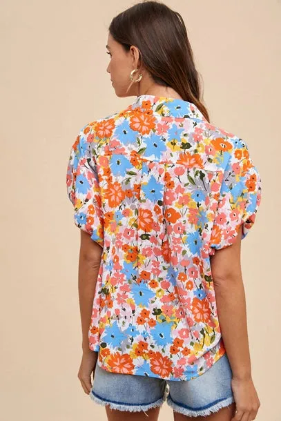 Floral Print Blouse