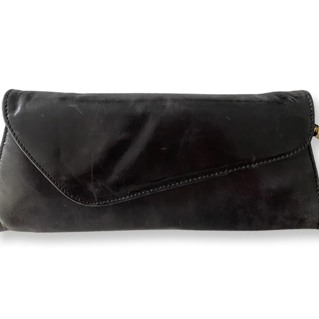 Fold over cross body bag.