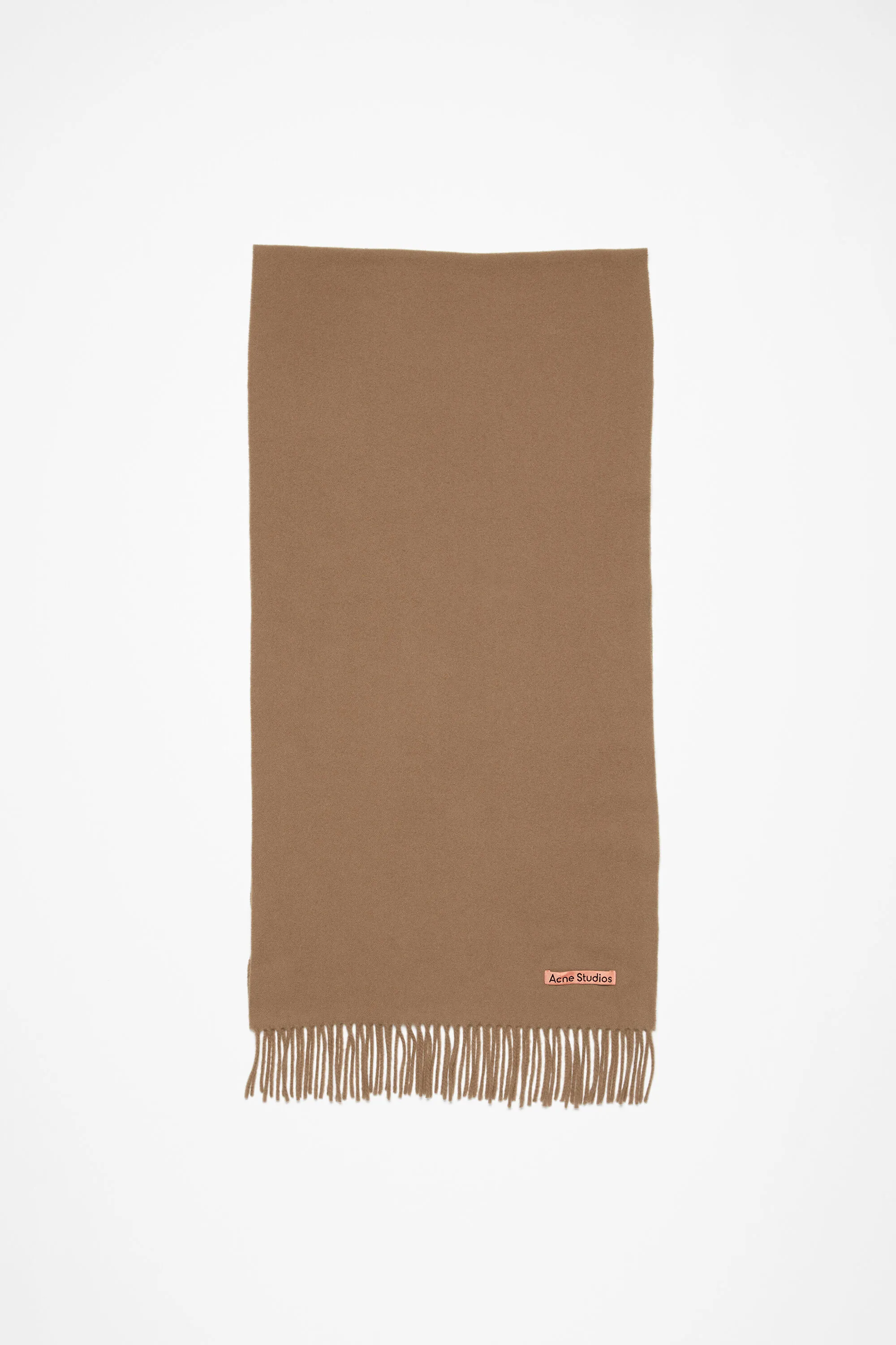 Fringe wool scarf – Narrow