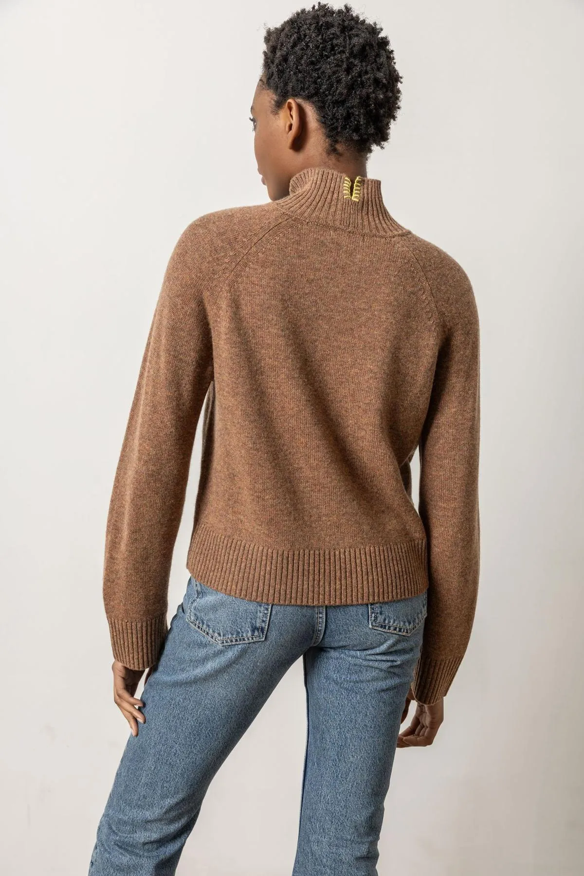 Full Sleeve Turtleneck Sweater - Acorn