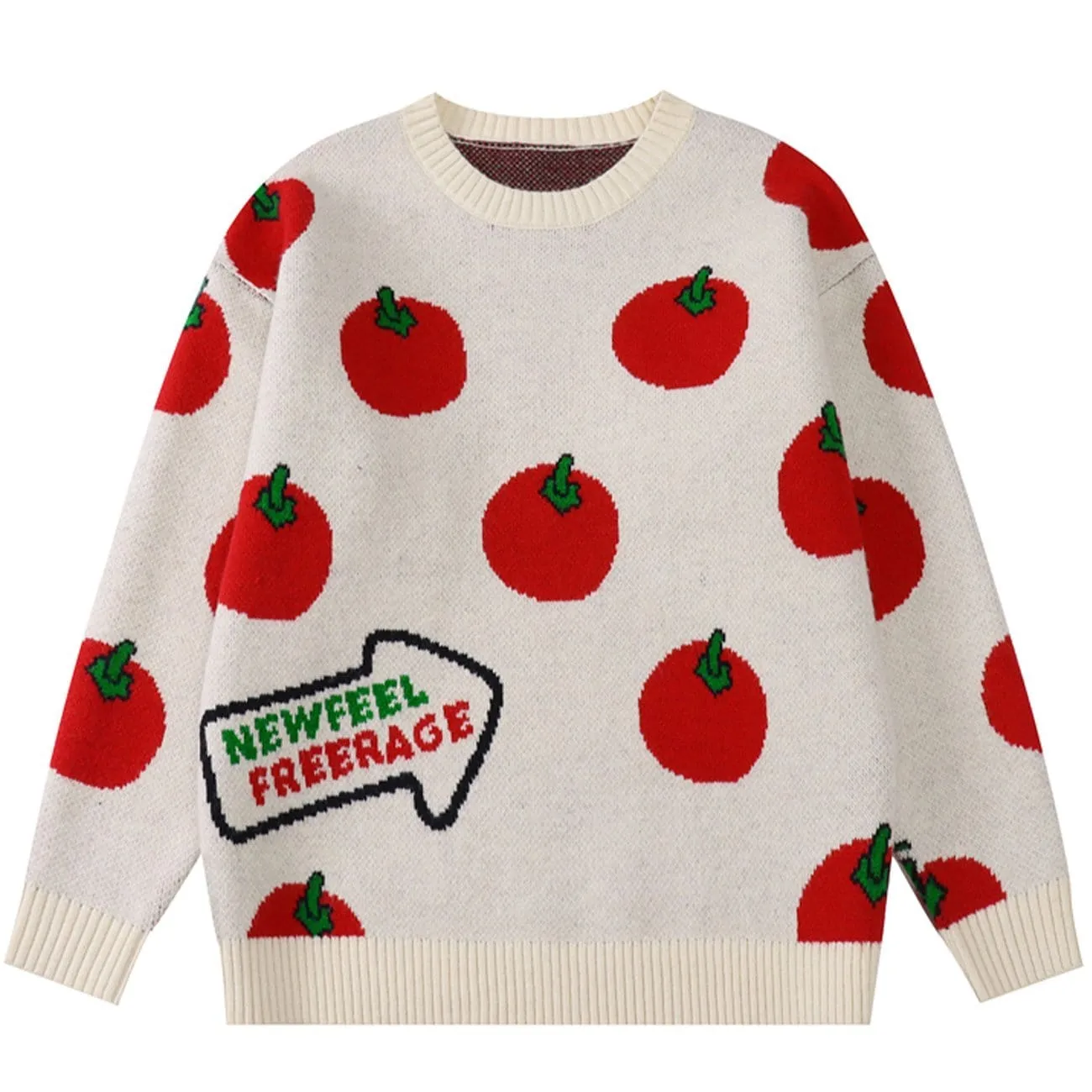 Full Tomato Knit Sweater