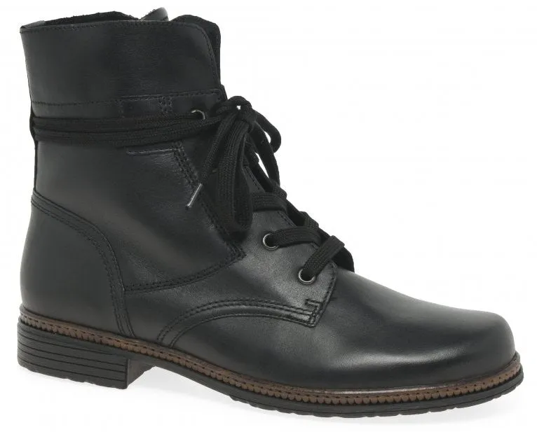 Gabor women's leather lace-up ankle boot, style 34.674