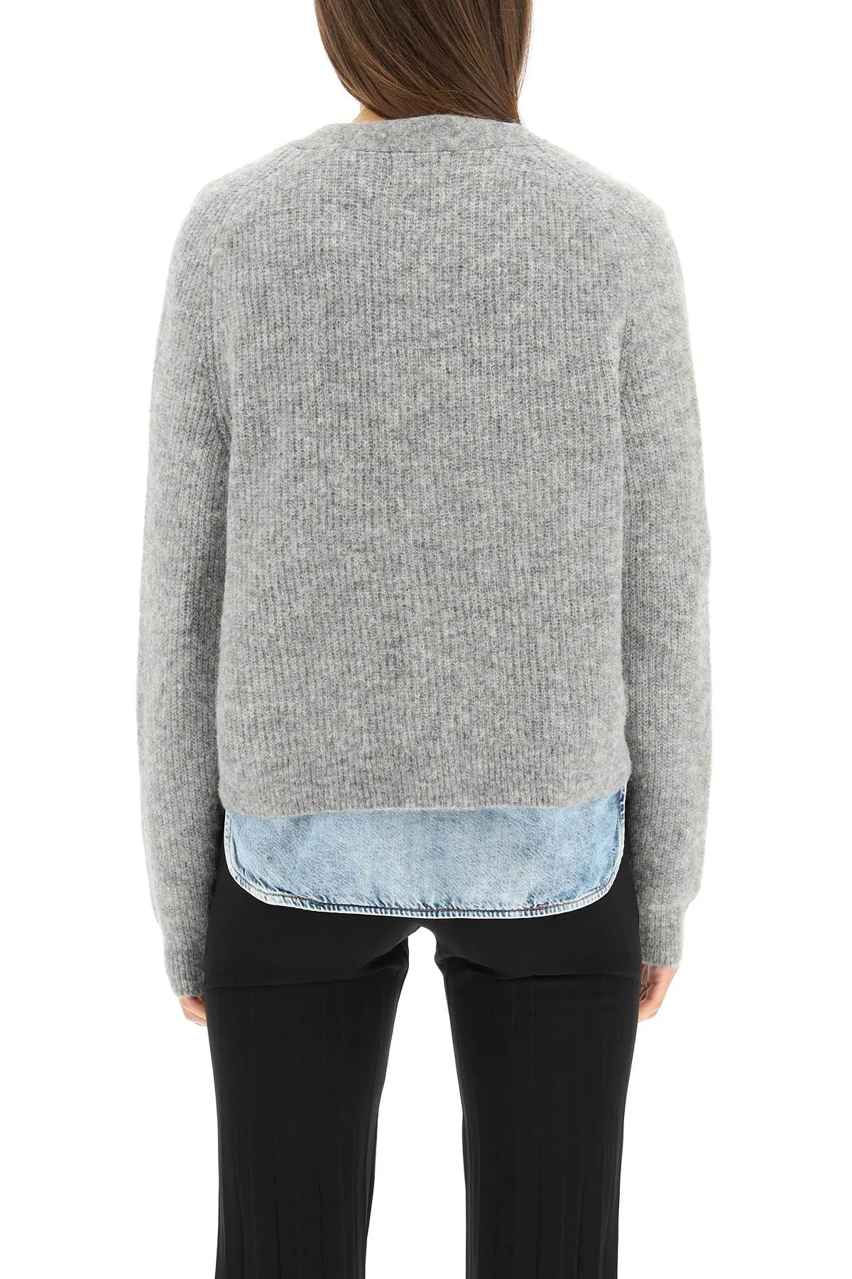 Ganni Oversized V-Neck Cardigan