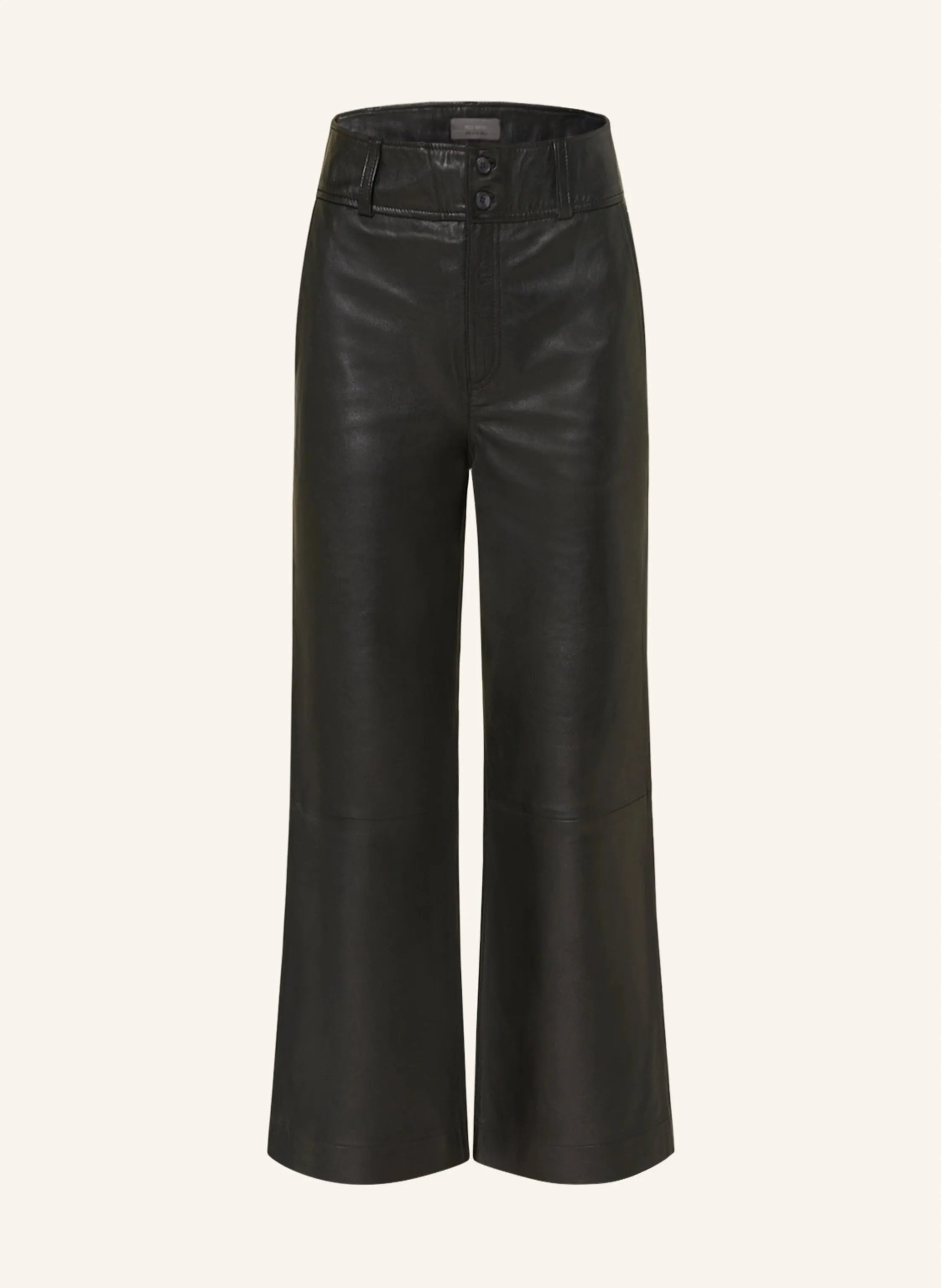 Gazy Black Leather Pant - Mos Mosh