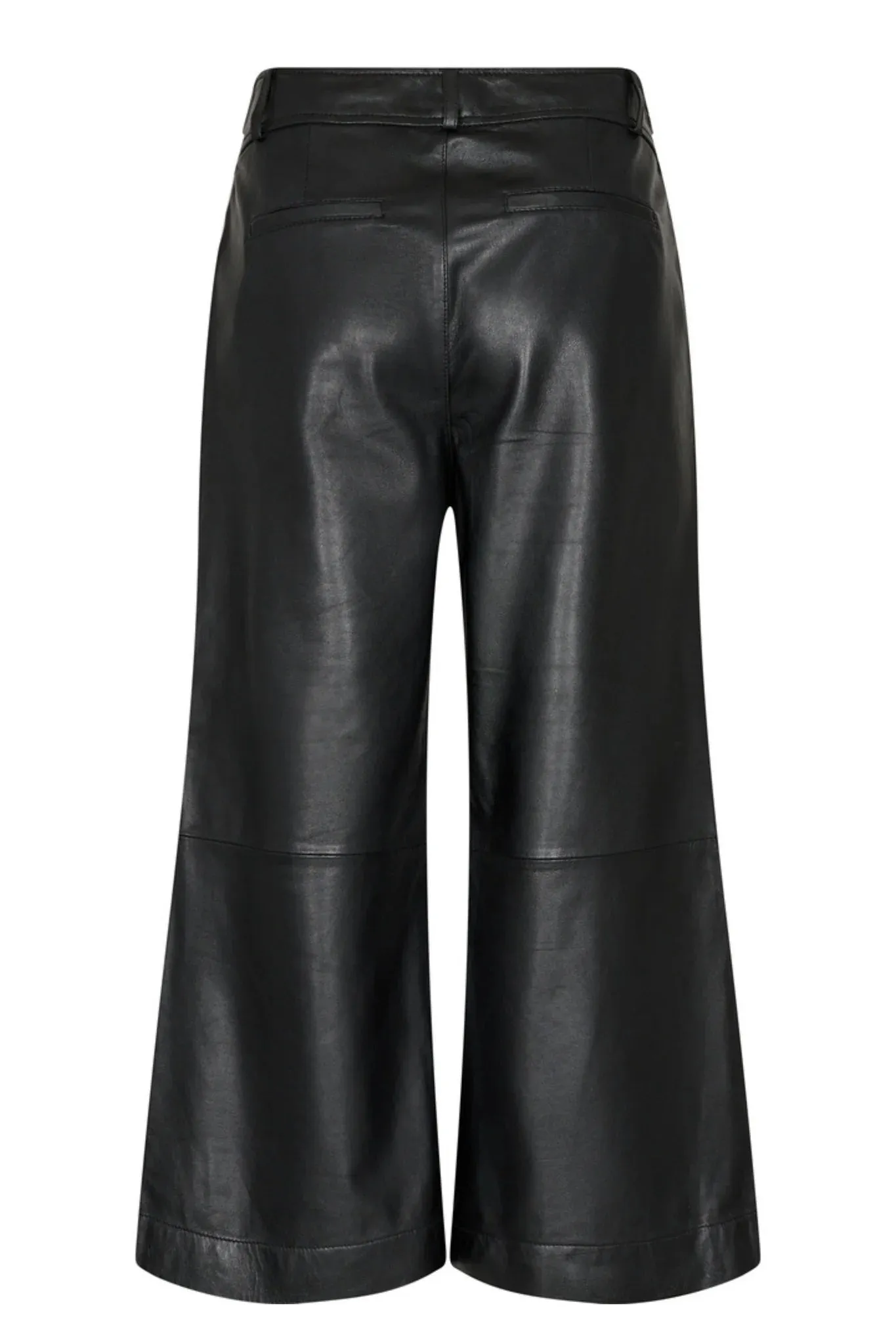 Gazy Black Leather Pant - Mos Mosh