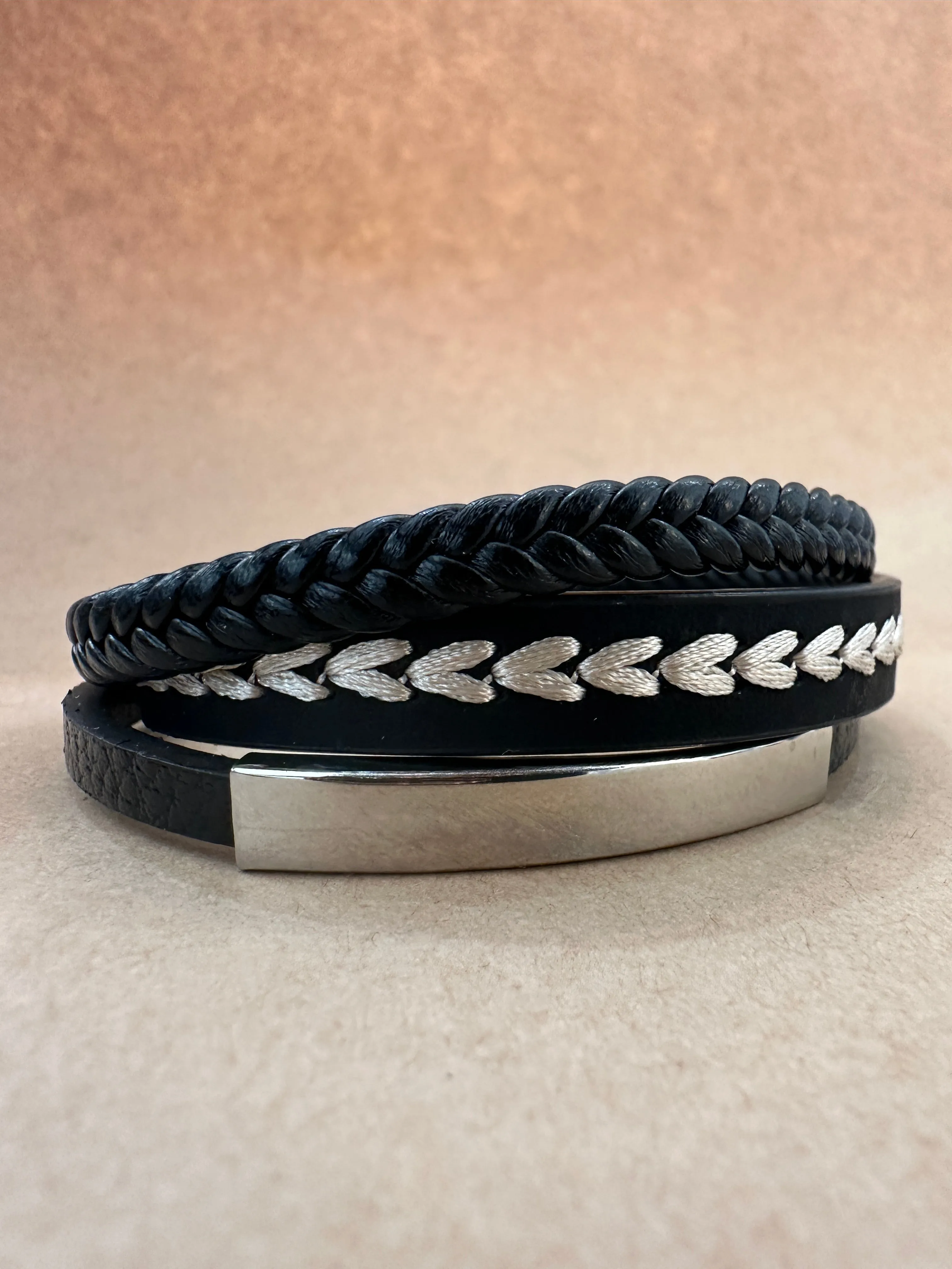 Genuine Leather Multi Strand Bracelet for a Stylish Look