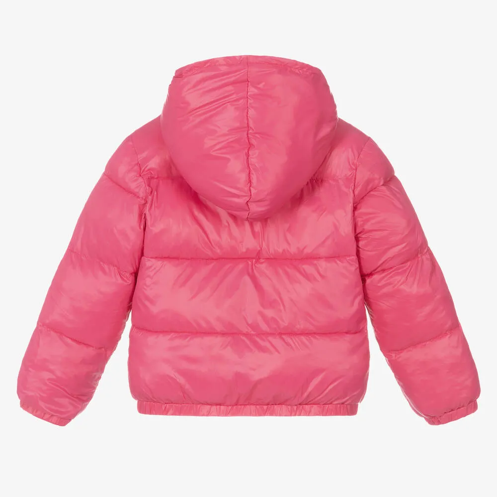 Girls Pink Puffer Jacket