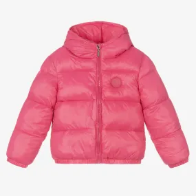 Girls Pink Puffer Jacket