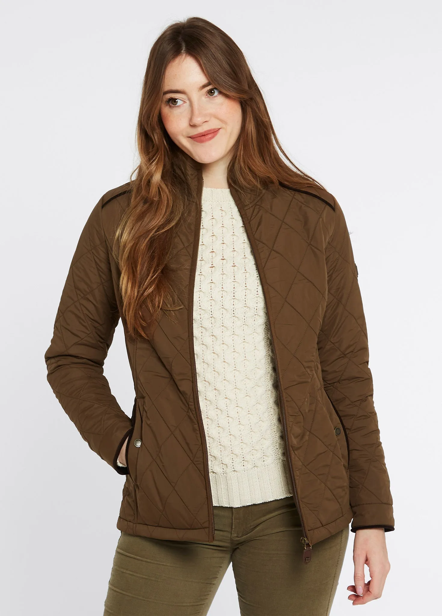 Glenfarne Women’s Quilted Jacket - Bronze