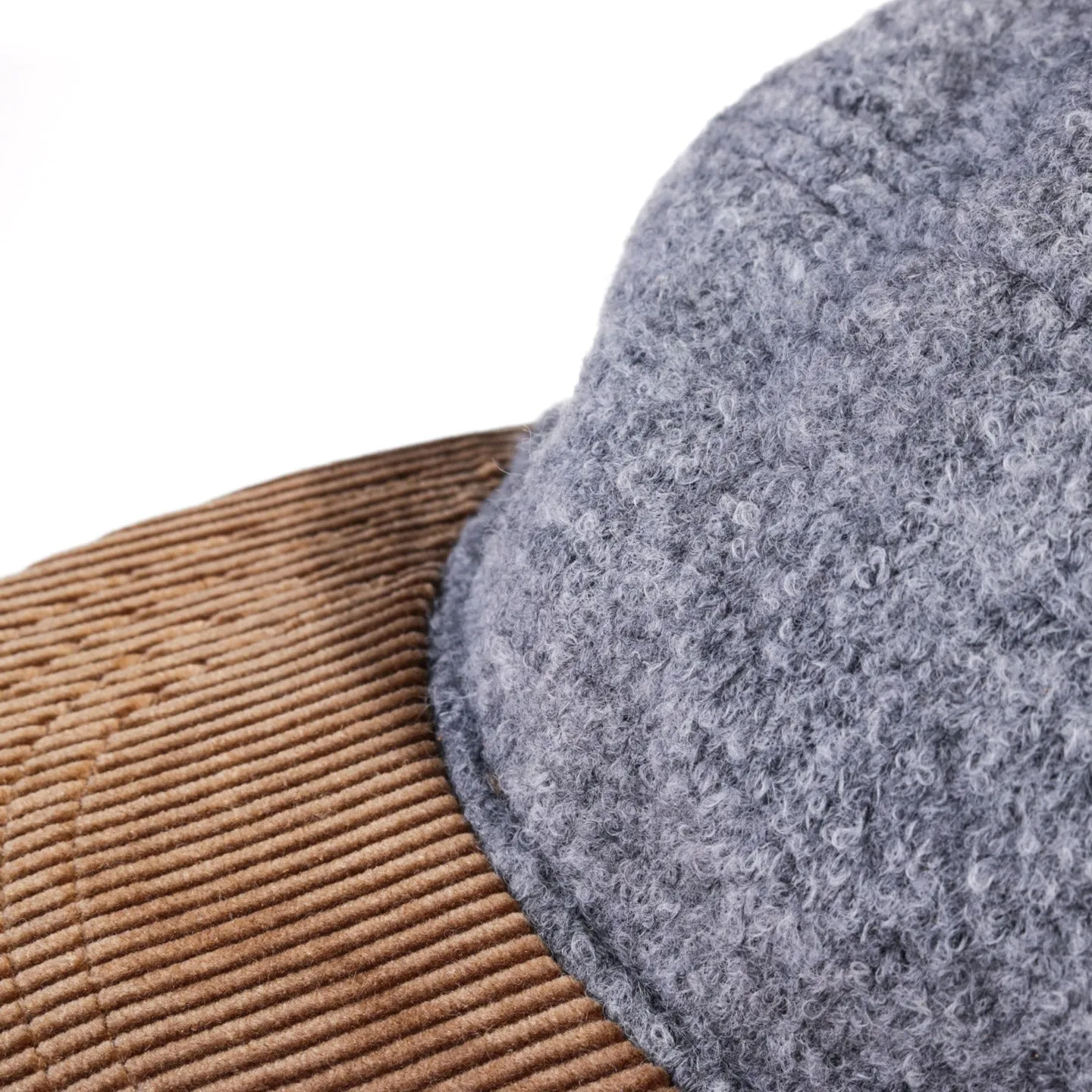 Gray Corduroy Cap Mof Jet Rototo