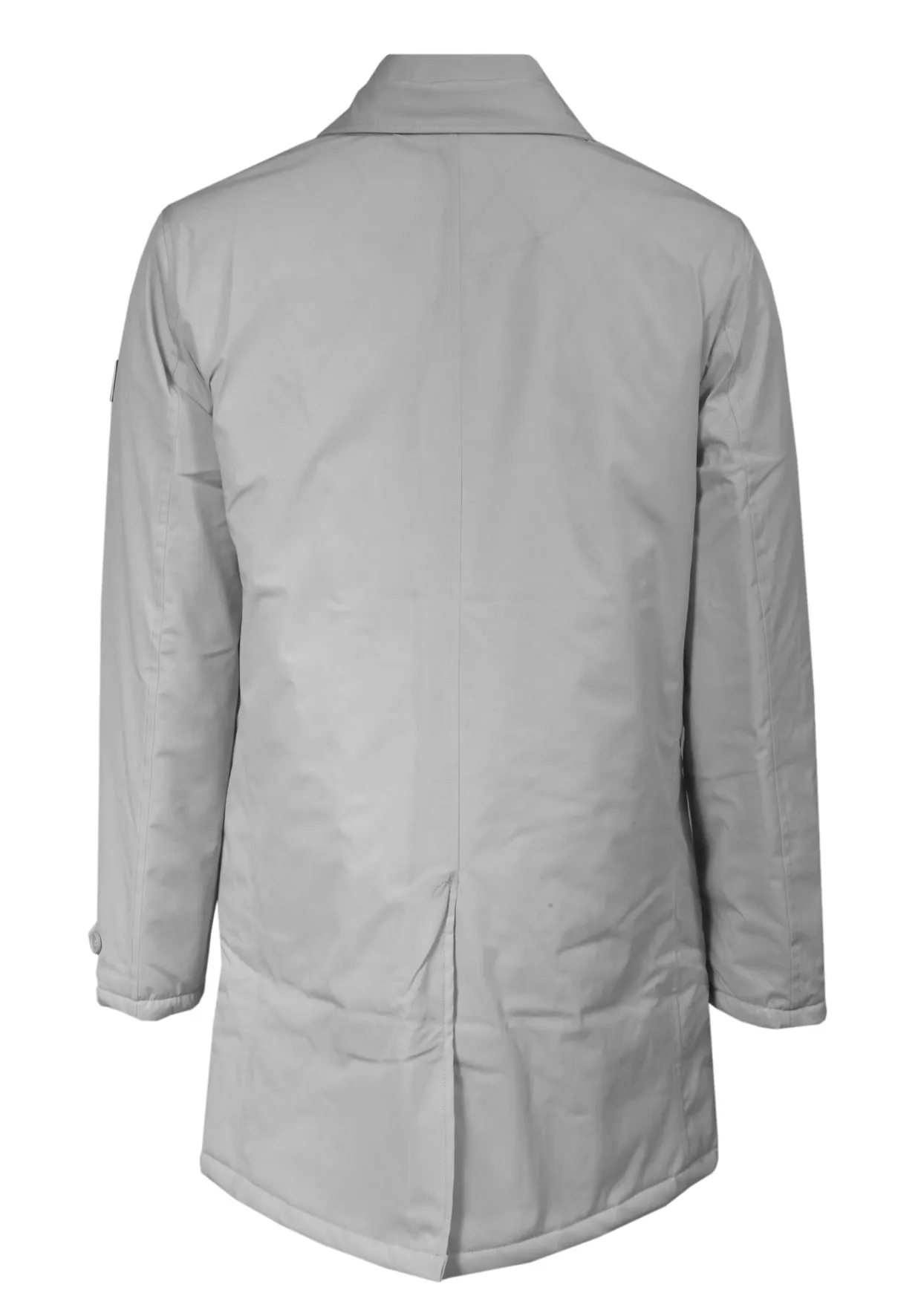 Gray Trench Coat with Removable Inner Shirt - Online Store