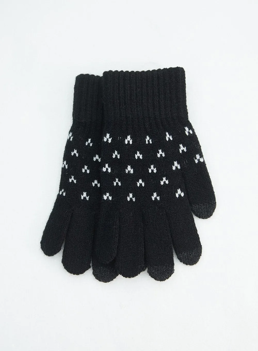 Heart Knit Gloves - IN317