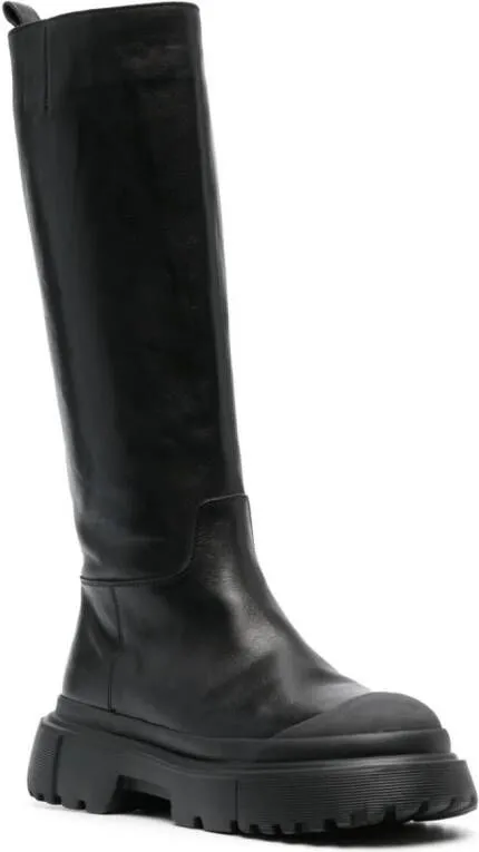 Hogan Stivale leather boots Black