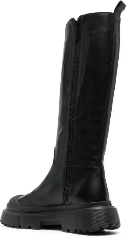 Hogan Stivale leather boots Black