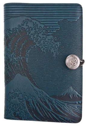 Hokusai Wave Journal -> Journal featuring Hokusai's Iconic Wave Artwork