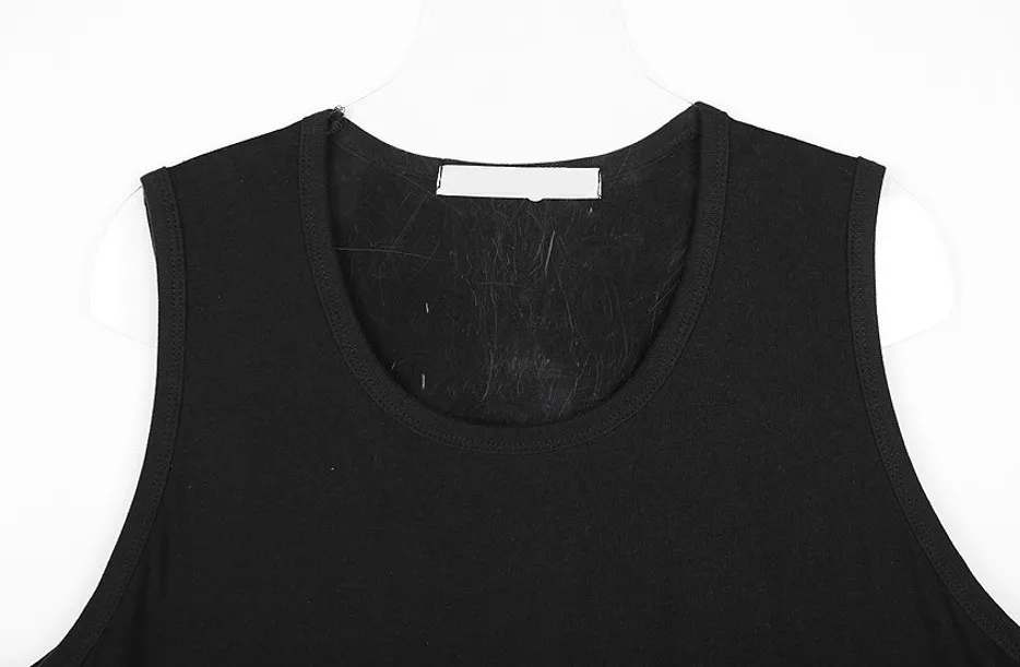 HOLY IN CODE  |Unisex Street Style Plain Cotton Oversized Tanks