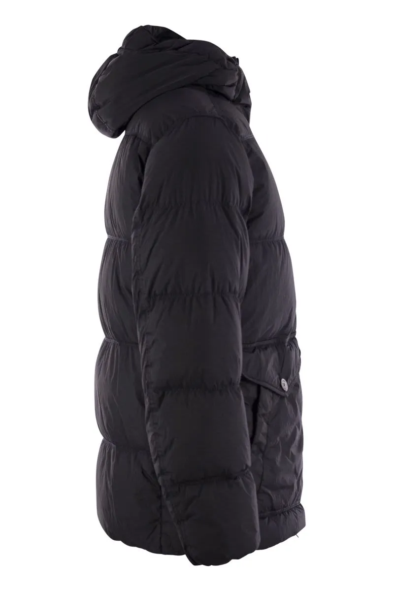 HOODED DOWN JACKET