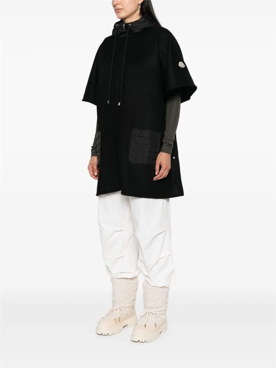 Hooded Quilted Cape