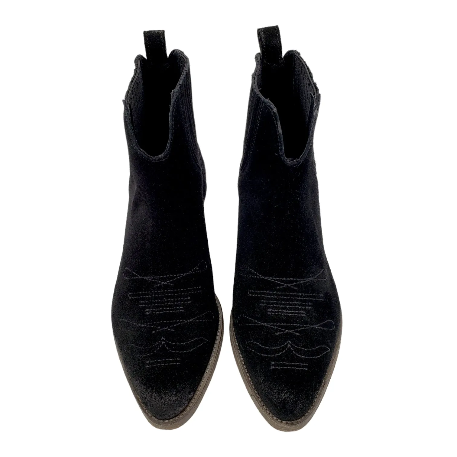 Hush Black Suede Haddon Boots