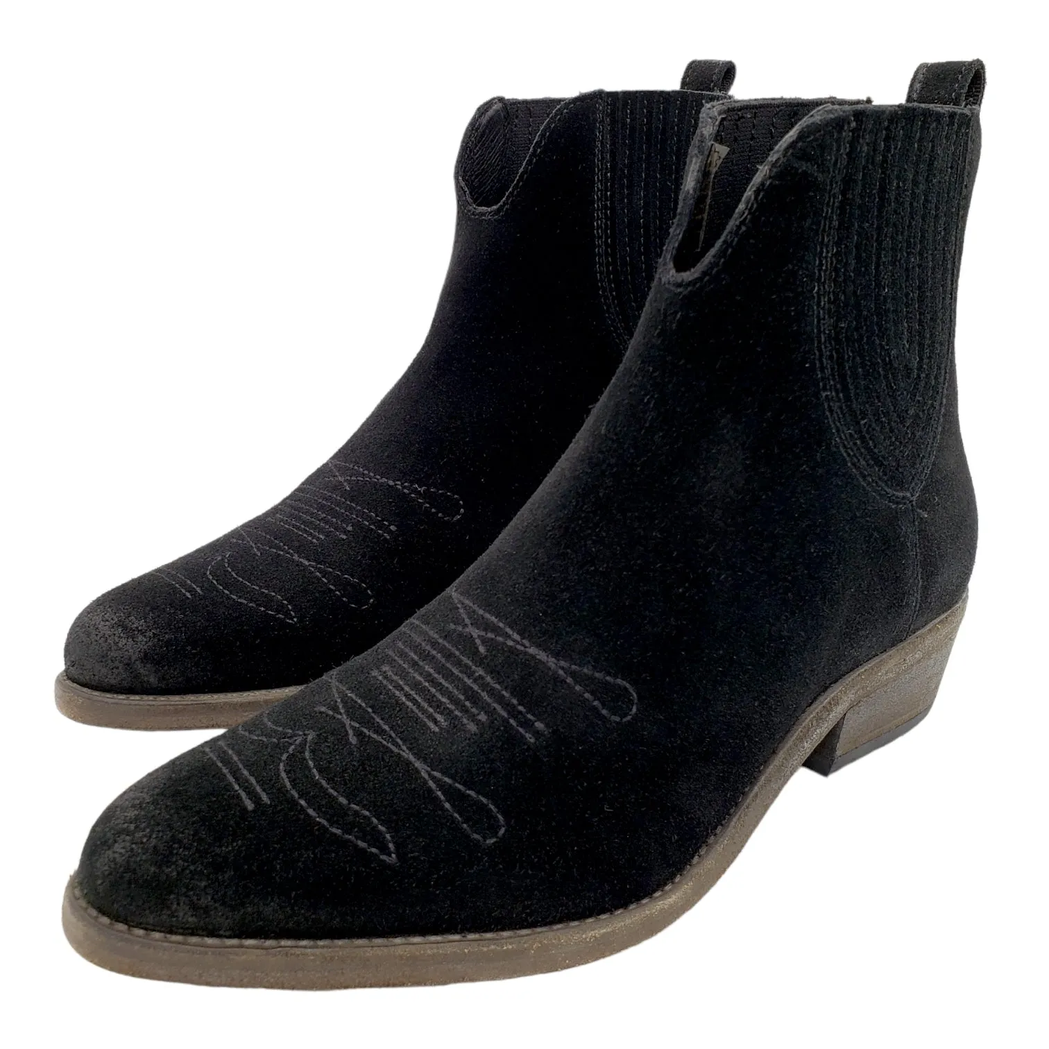 Hush Black Suede Haddon Boots