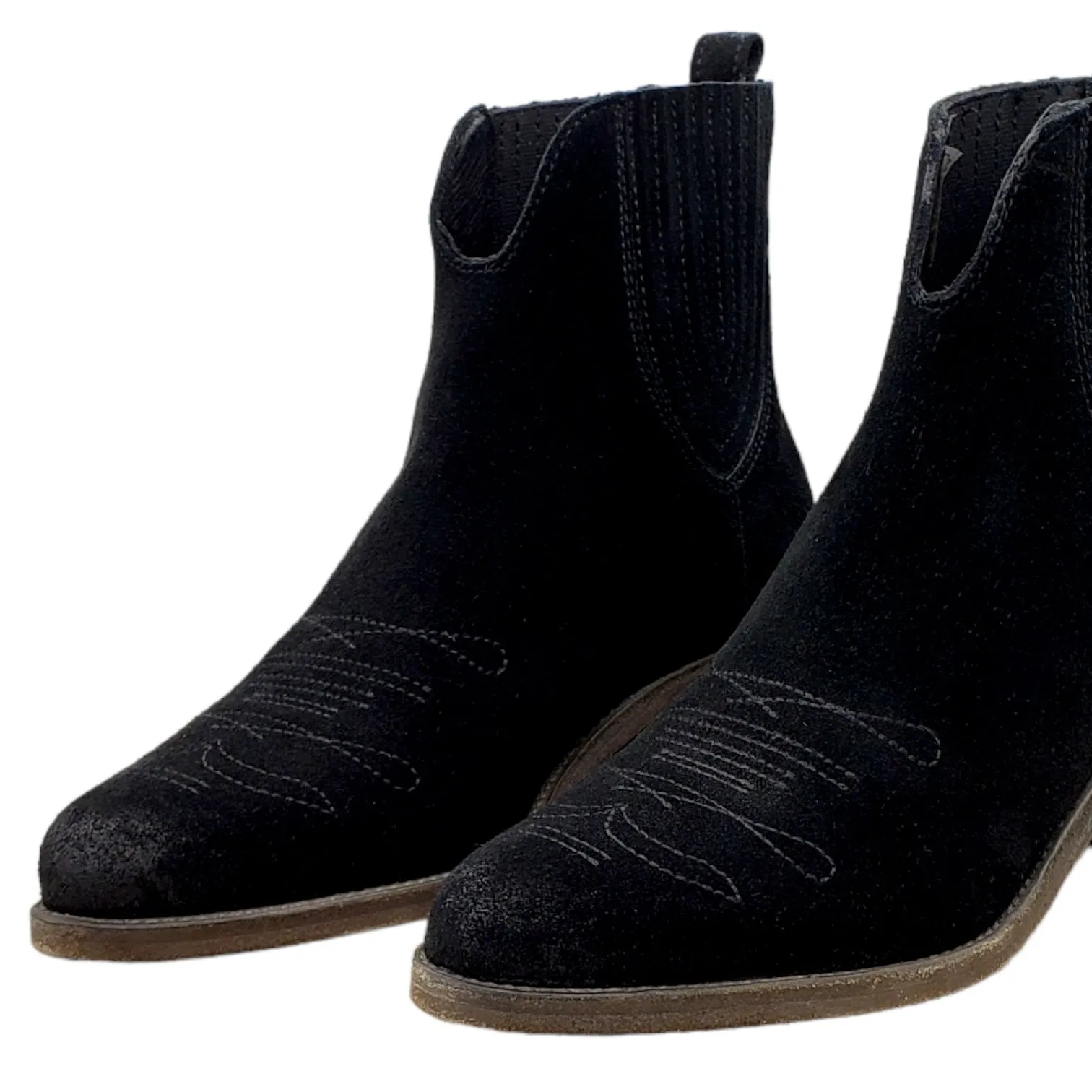 Hush Black Suede Haddon Boots