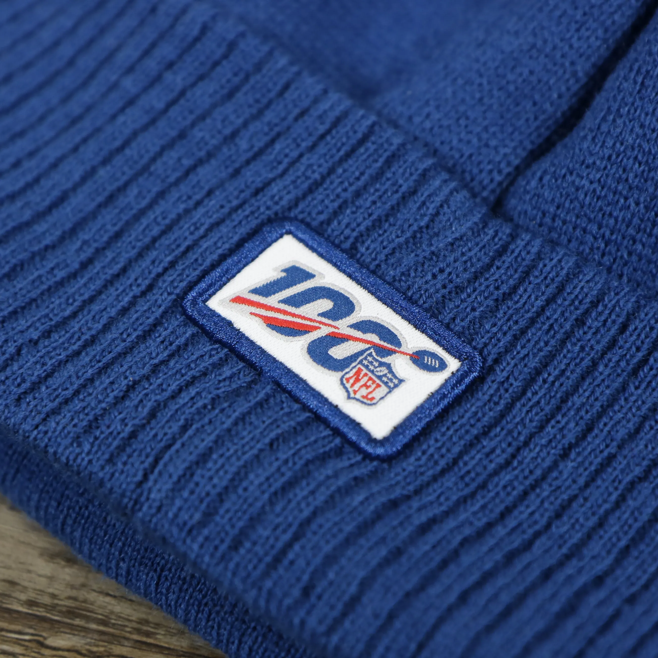 Indianapolis Colts Rubber Colts 1953 Patch Winter Beanie | Royal Blue