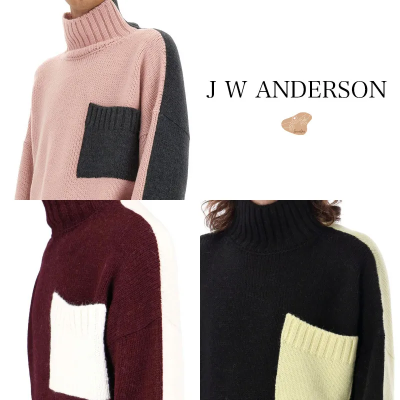 J W ANDERSON  |Wool Blended Fabrics Street Style Long Sleeves Plain