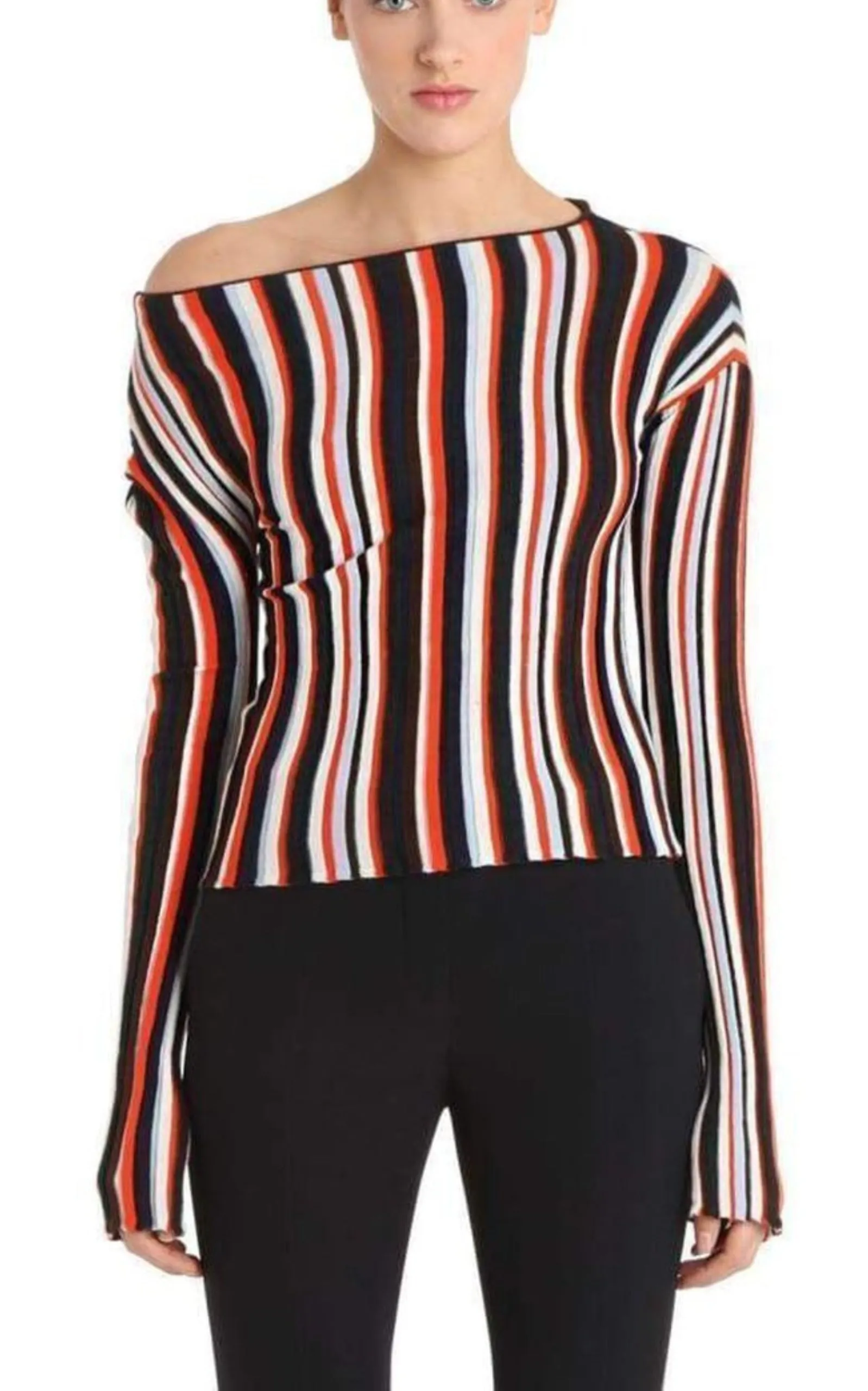 JACQUEMUS Striped Wool Knit Top | La Maille Collection