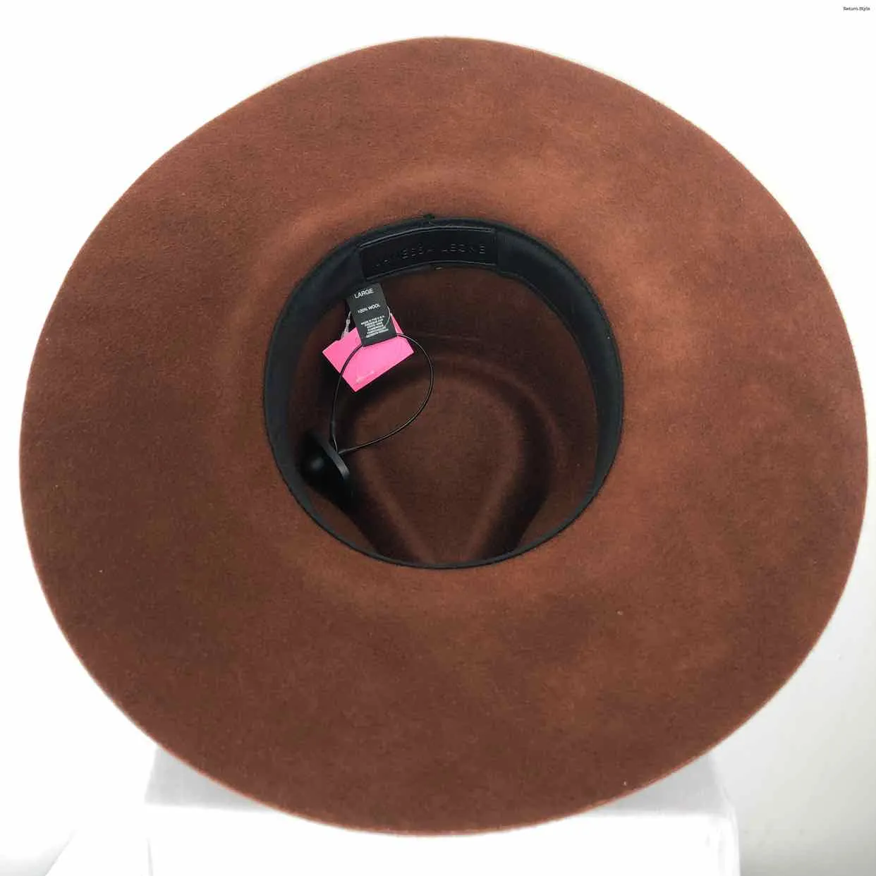 Janessa Leone Brown Wool Hat.