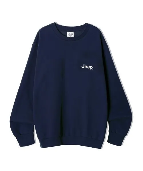 JEEP  |Crew Neck Unisex Street Style Long Sleeves Plain Cotton