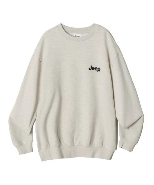 JEEP  |Crew Neck Unisex Street Style Long Sleeves Plain Cotton