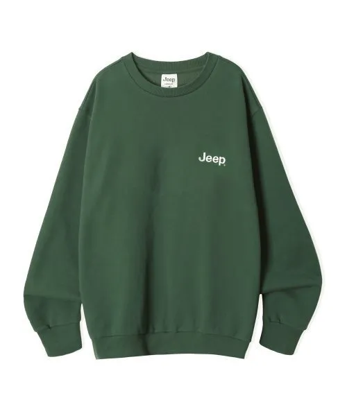 JEEP  |Crew Neck Unisex Street Style Long Sleeves Plain Cotton