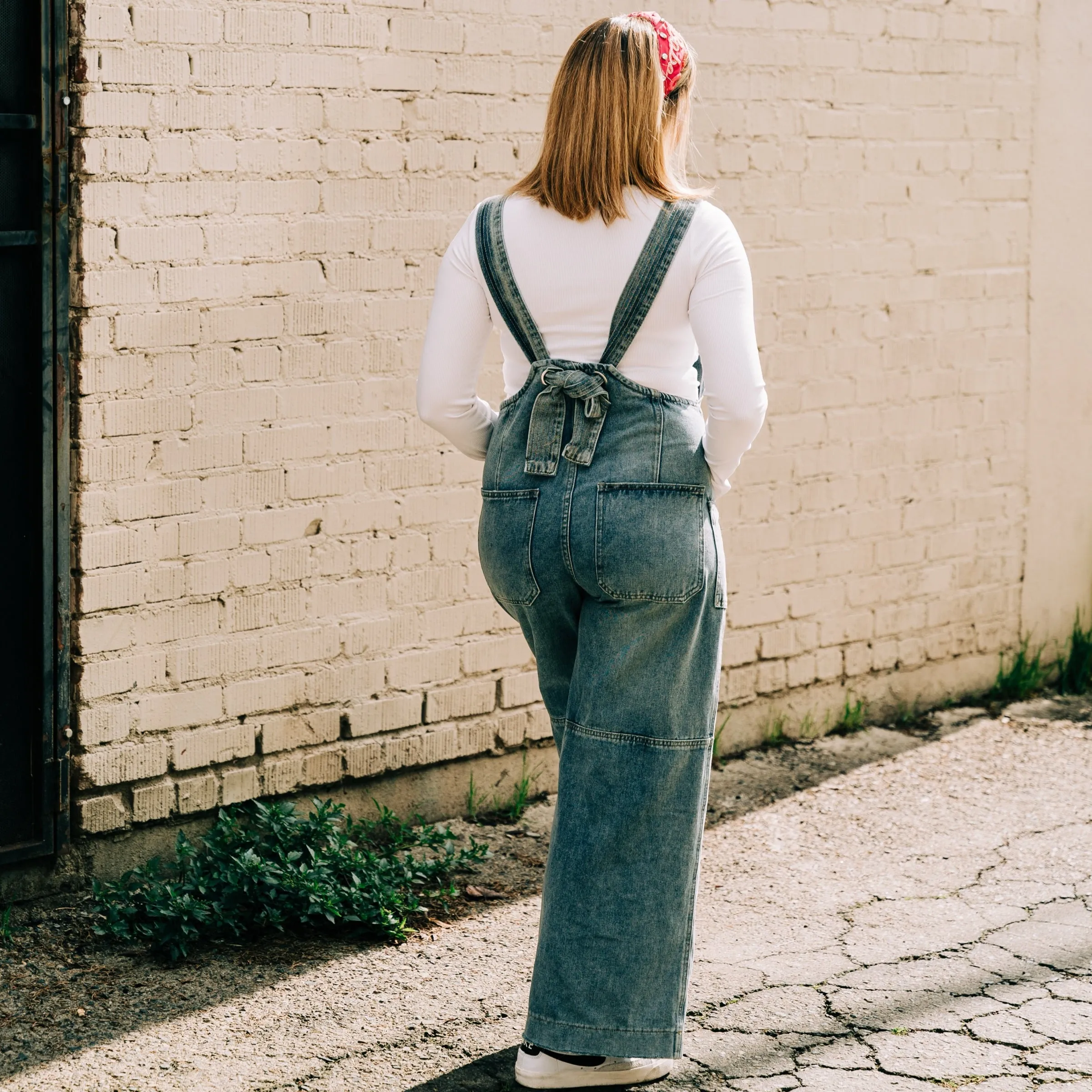 Jewel Denim Overalls