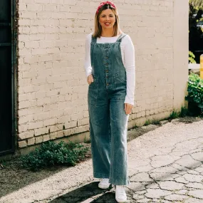 Jewel Denim Overalls