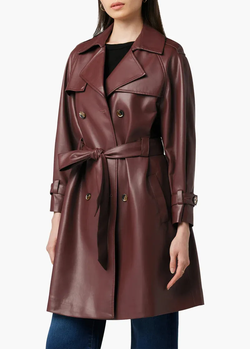 Joe's Jeans Eliza Faux Leather Trench Coat