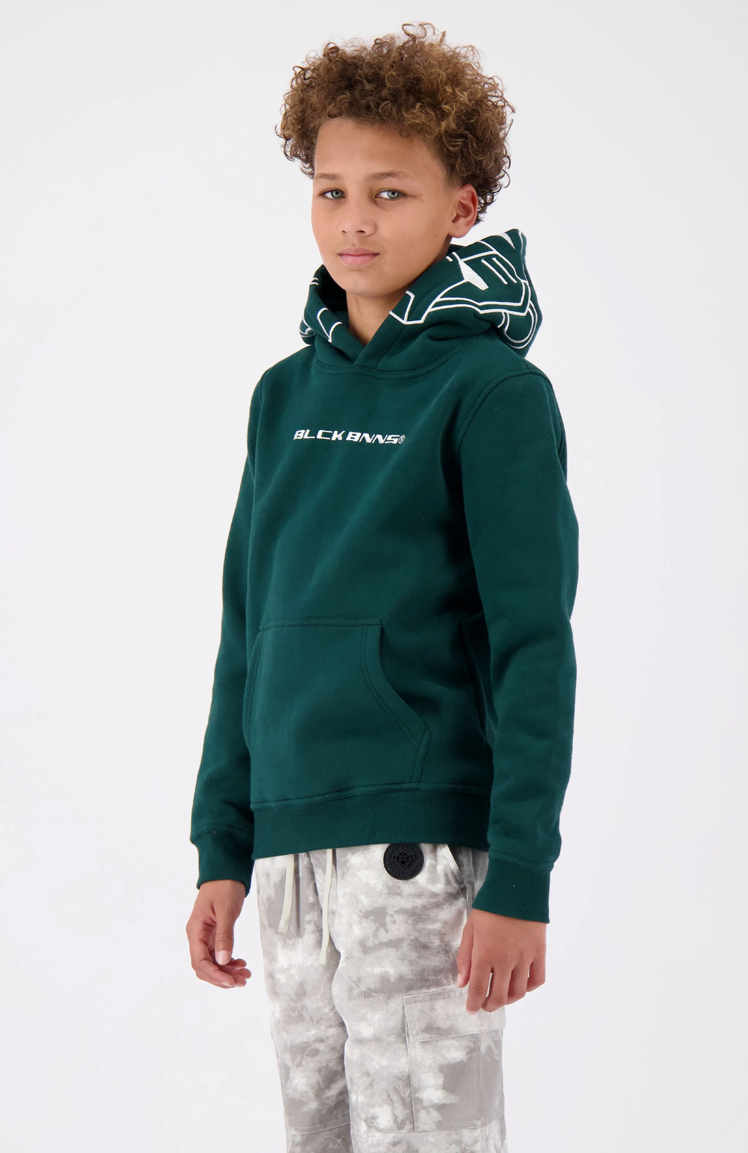 JR. INCOGNITO HOODIE | Pine Green