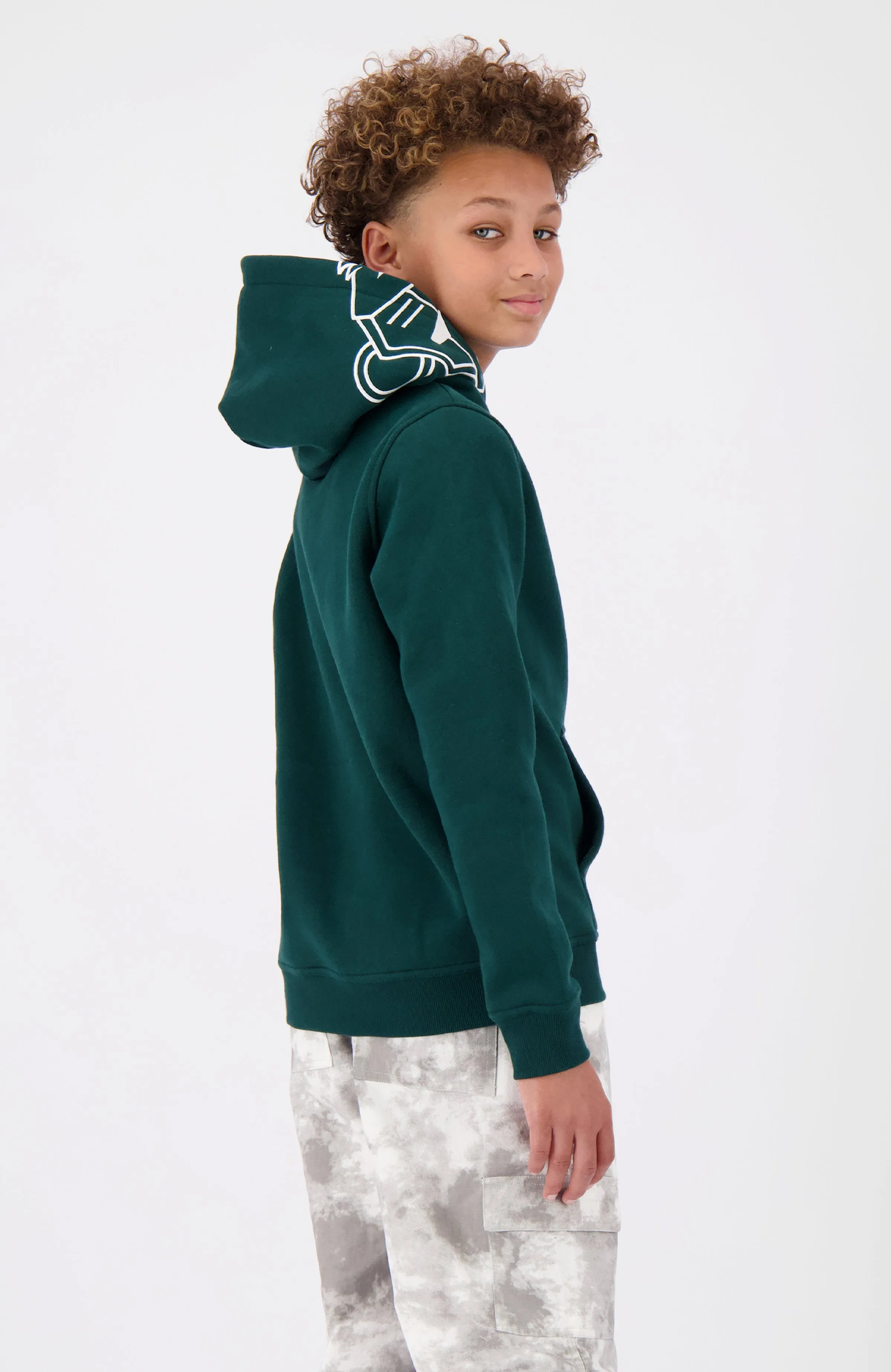 JR. INCOGNITO HOODIE | Pine Green