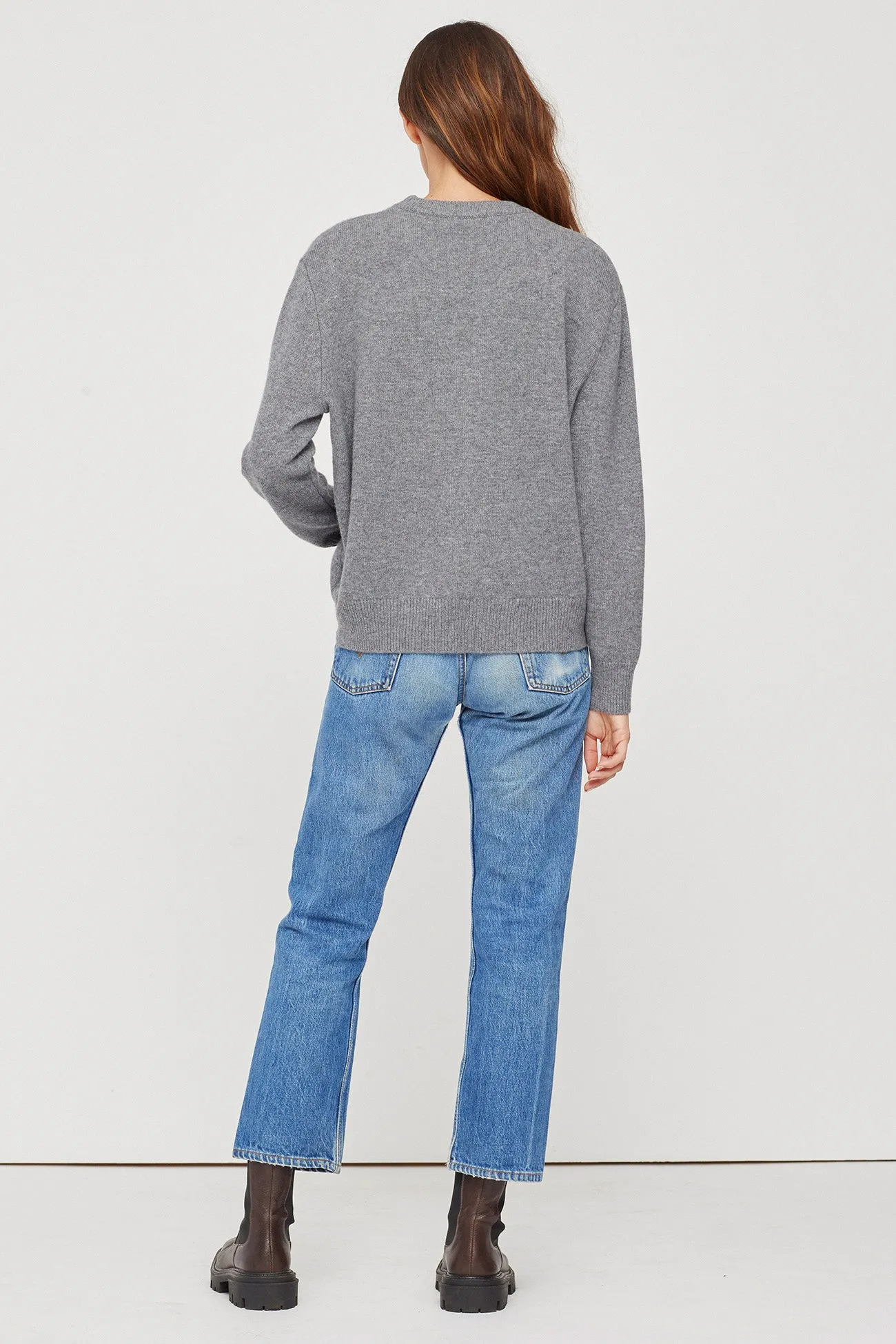 KAIA CREWNECK CASHMERE SWEATER