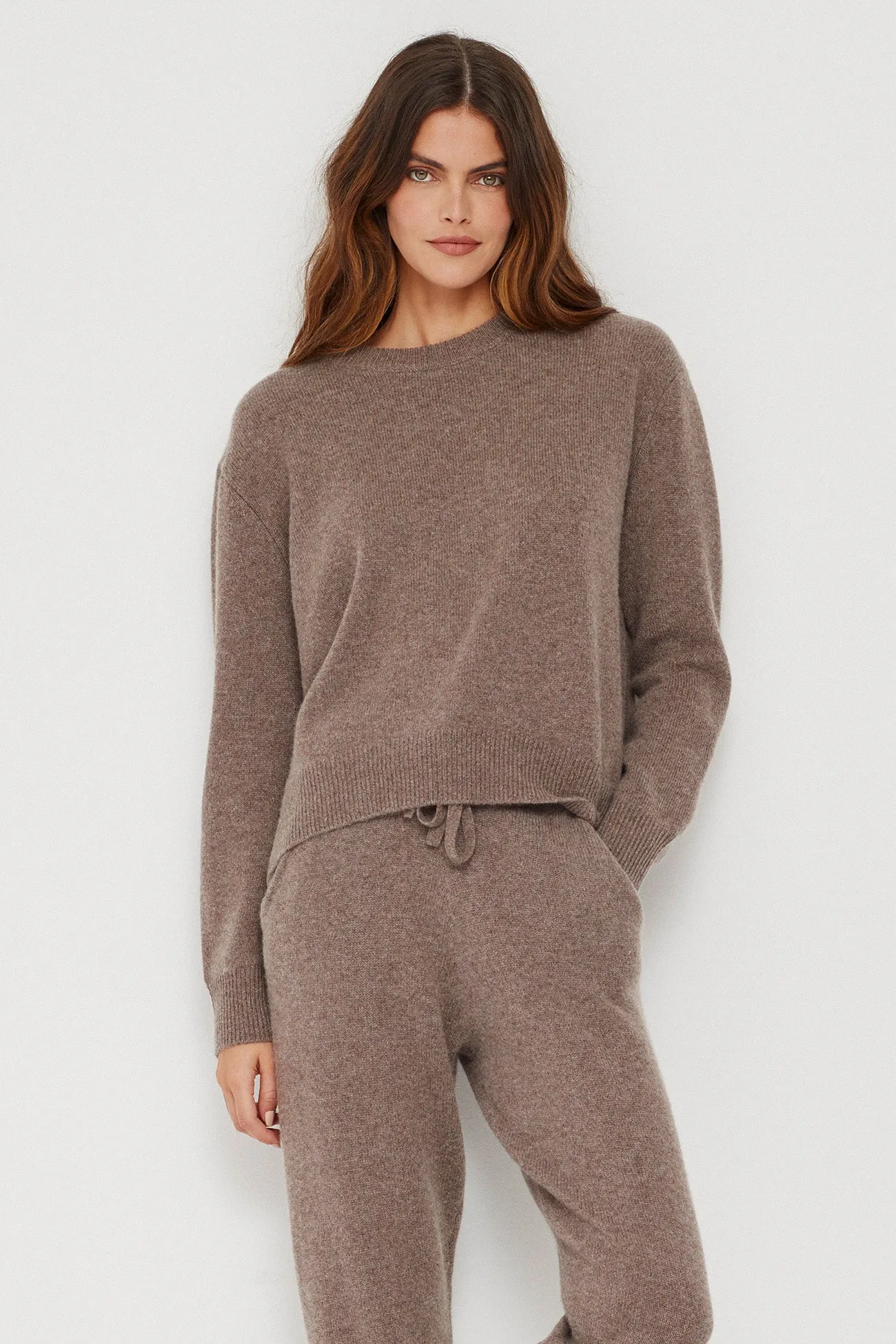 KAIA CREWNECK CASHMERE SWEATER