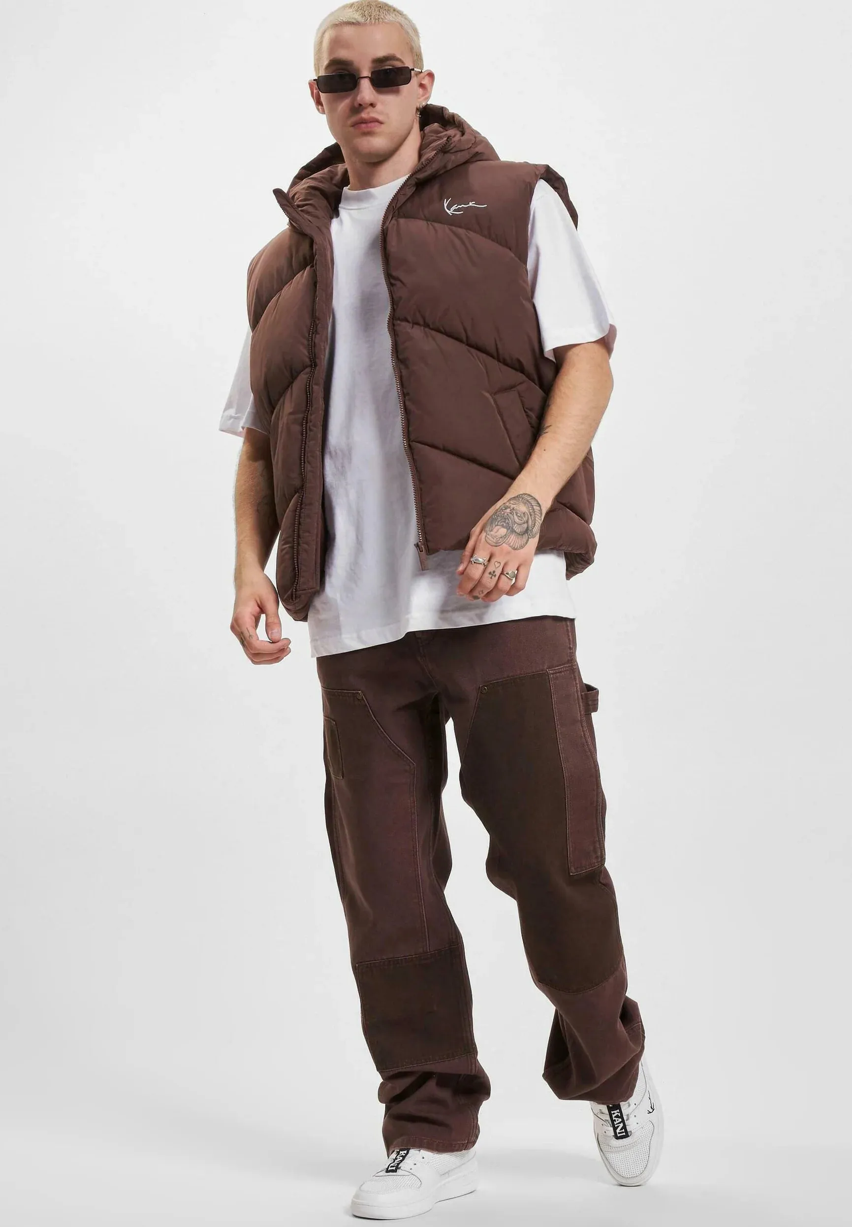 Karl Kani Puffer Vest Chest Signature - Results: Karl Kani Chest Signature Puffer Vest (Available at [specified retailer])